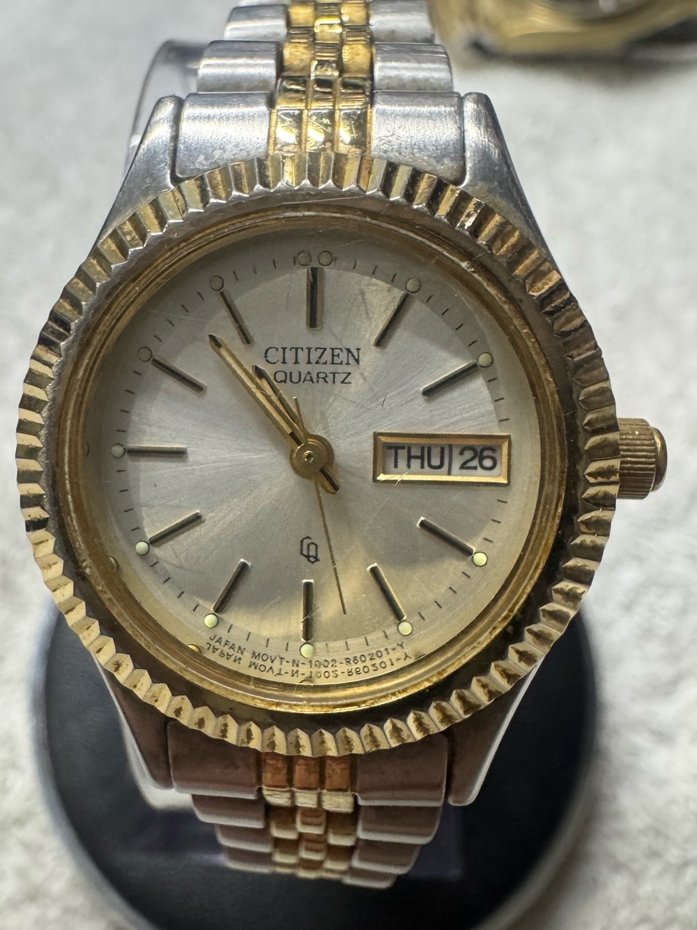 Citizen Two-Tone Gold and Silver woman Quartz Watch with Day-Date
